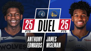 Anthony Edwards - Minnesota Timberwolves - James Wiseman - Golden State Warriors