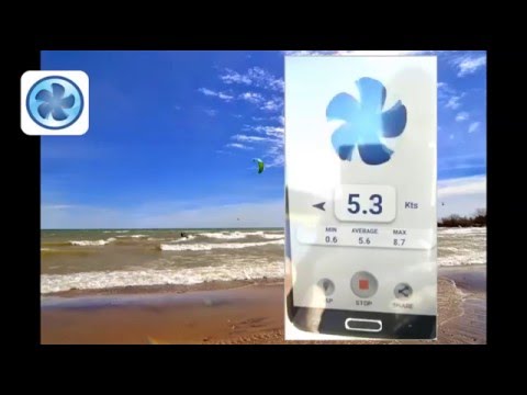 Wind Meter Lab Demo on Samsung Galaxy S5