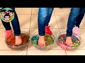 MEZCLANDO SLIME DE COLORES | Guzmancitos