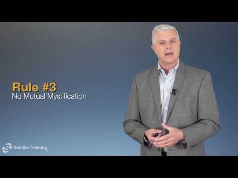Rule #3: No Mutual Mystification - The Sandler Rules for Sales Leaders