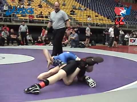 USAW Cadet Folkstyle Nationals: 119 pound final - Dominic Garcia vs. Austin Roper