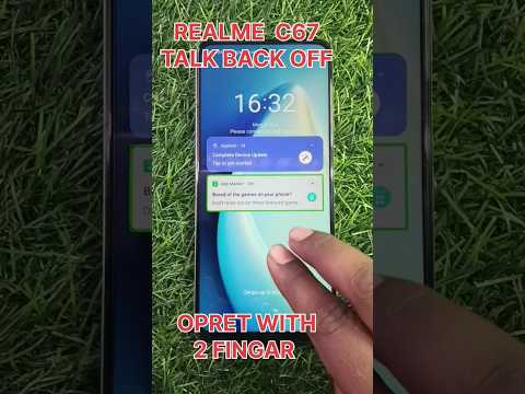 How To Off TalkBack From Realme C67 ⚡ How To Remove TalkBack From Realme Mobile 🔥🔥 #shorts #viral