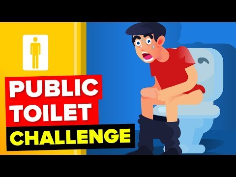 Use Only Public Toilets For 7 Days CHALLENGE
