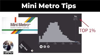 Mini Metro - 5 Beginner Tips to Reach Top 10% on the Leaderboard