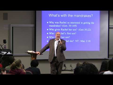 Dr. Ted Hildebrandt, Old Testament Literature,  Lecture 10D--Rachel's Joseph, Dies Bethlehem