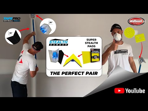 How to Use The Tapepro Stealth Sander & Wallboard Super Stealth Pads