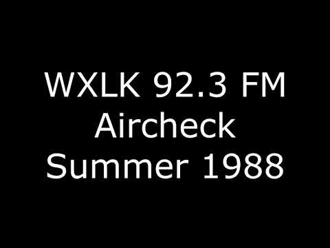 WXLK 92.3 Aircheck (Summer 1988)