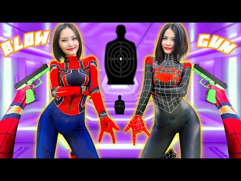 These SPIDER-GIRL fire my HOT HEART💔(Parkour POV Love Story In Real Life)