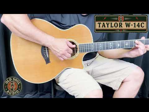 Taylor W14C 1999 Western Red Cedar / Figured Claro Walnut w/ OHSC & Fishman Pickup image 26