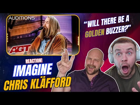 Chris Kläfford - Imagine | AGT Audition Reaction (This Voice Stopped Us)
