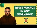 Personal Macro Workbook Reuse Macros In Any Workbook In Excel