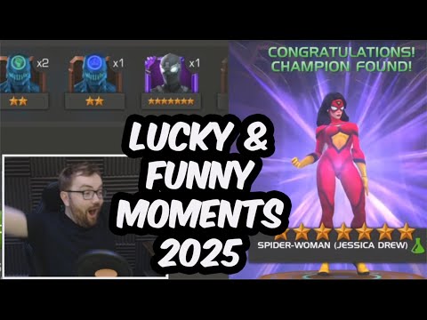 Seatin Lucky & Funny Moments 2025 - Best Crystal Opening Compilation - Marvel Contest of Champions