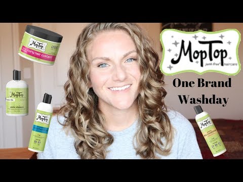 MopTop One Brand Wash Day (2A, 2B, 2C Hair)
