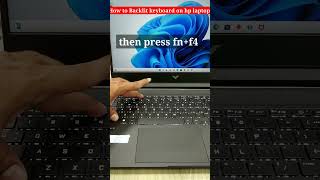 hp laptop backlit keyboard turn on | how to turn on keyboard light on hp laptop | hp victus light on