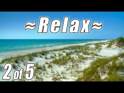 Relaxing FLORIDA BEACHES #2 Ocean Sounds St. Joseph Peninsula + St. George Island for studying