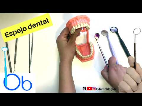 Espejo de exploración dental