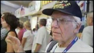 WWII Vets return home from trip of lifetime