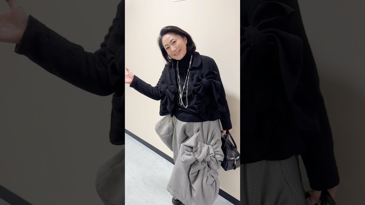 ある日の私服✨お疲れ様でした〜👋新曲のリリースに向けて準備中です！どうぞお楽しみに😌 #石川さゆり #オフショット