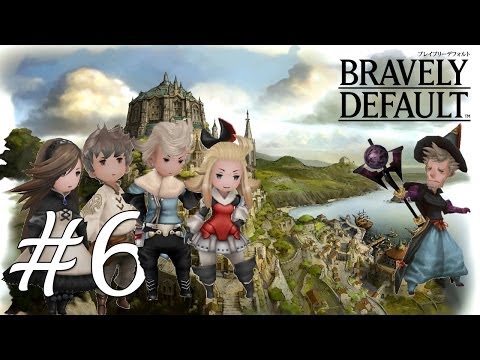 Bravely Default Gameplay Walkthrough Part 6 - Ominas Crow Boss Fight [English][N3DS]