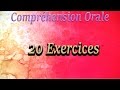 compréhension orale niveau 1 20 questions 
