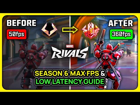 Marvel Rivals Season 6 - BEST PC Settings for MAX FPS ✅