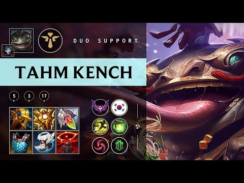Tahm Kench Support vs Blitzcrank - KR Master Patch 25.23