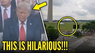 WATCH Trump’s SAD FACE After NO ONE SHOWS UP