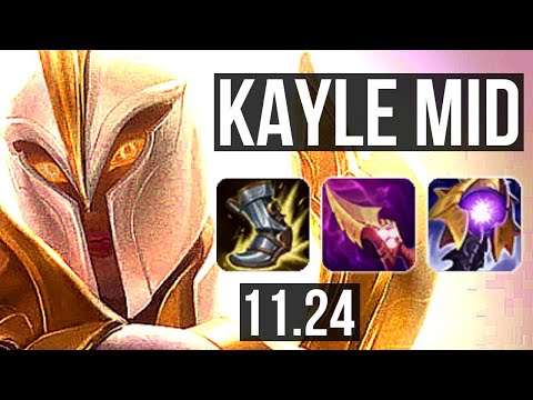 KAYLE vs YASUO (MID) | Quadra, Rank 8 Kayle | EUW Grandmaster | 11.24