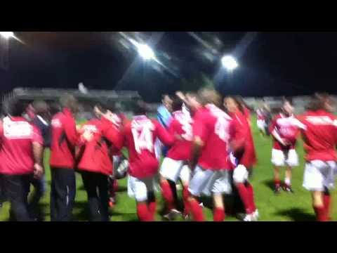 Sfeerbeelden na afloop van de KNVB bekerwedstrijd Harkemase Boys-Willem II