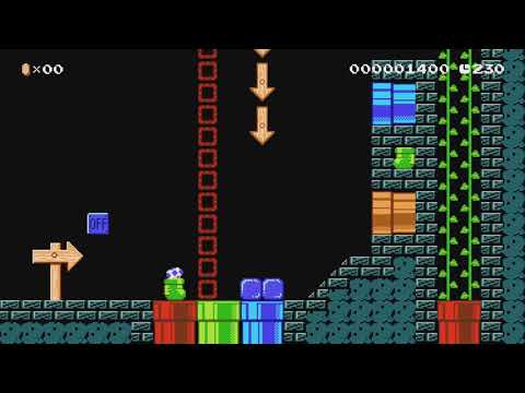 A little puzzle in Boo house 2 by Basko - Super Mario Maker 2 - No Commentary 1bx 1by