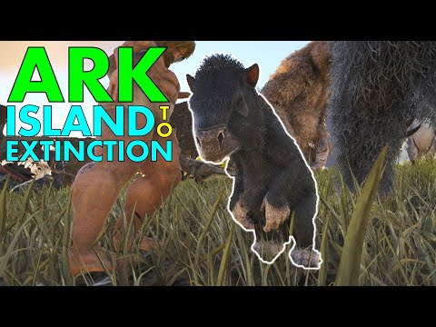 [66] Megatherium Taming And Breeding! (ARK Island To Extinction: The Island)
