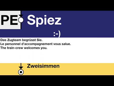 BLS Fixansage • GPX • Das Zugteam begrüsst Sie (De, Fr, En)