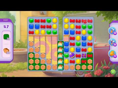 Homescapes Level 10681 No Boosters Gameplay