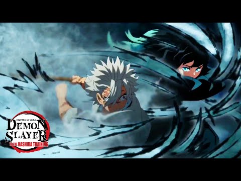 ( Training ) Muichiro Hashira VS Obanai Iguro And Sanemi  / Demon Slayer Training Arc