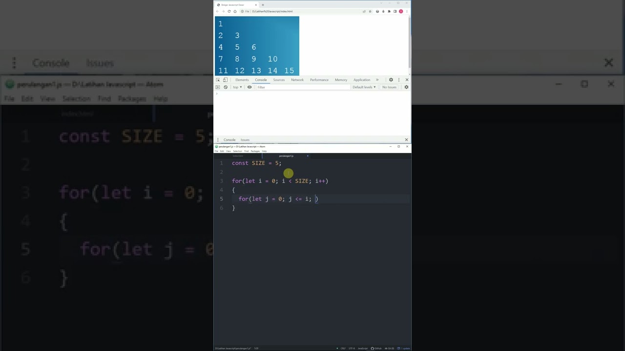 Latihan Looping Bersarang 1