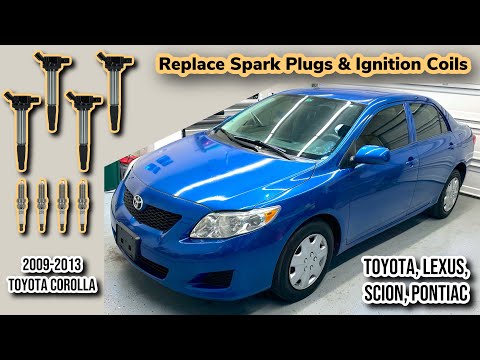 How To Replace Spark Plugs & Ignition Coils Toyota Corolla 2009-2013