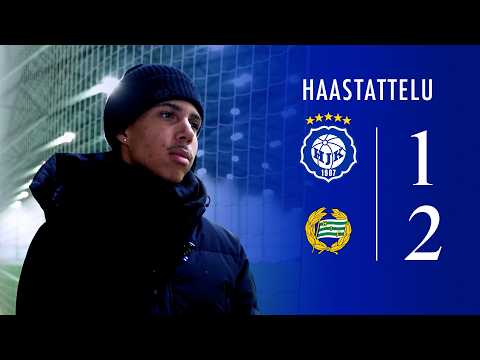 "Pyryltä hyvä syntymäpäivälahja!" | HJK vs Hammarby IF 1–2 | David Ezeh haastattelussa
