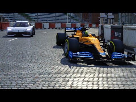 Koenigsegg Gemera 2020 vs F1 2021 McLaren MCL35M at Highlands