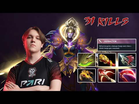 9Pandas KIYOTAKA Templar Assassin GOD MODE 31 KILLS - Dota 2 Gameplay