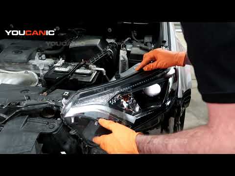 How to Replace Headlight 2016-2018 Toyota Rav4