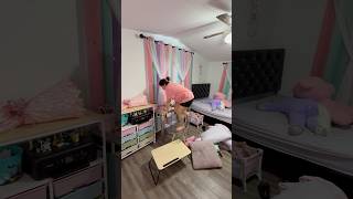 🏡🧹Limpieza en el cuarto de las niñas‼️como le hacen para ensuciar tanto🫠⁉️