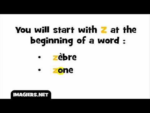 FRANSK LEKTION = Udtale = Lyden Z