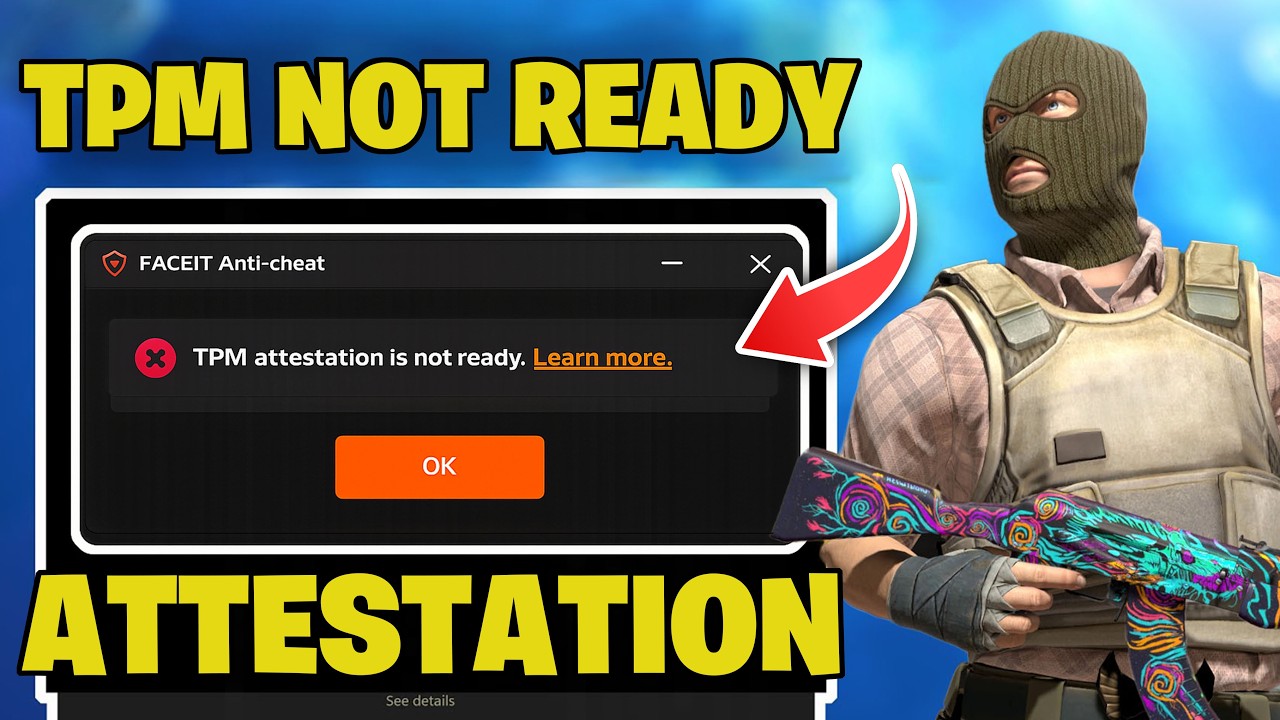 FACEIT | Solución: Error “Falló la Validación de TPM” ❌