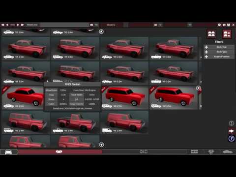 Building And Driving A 1950's Sports Car Automation----BeamNG.drive