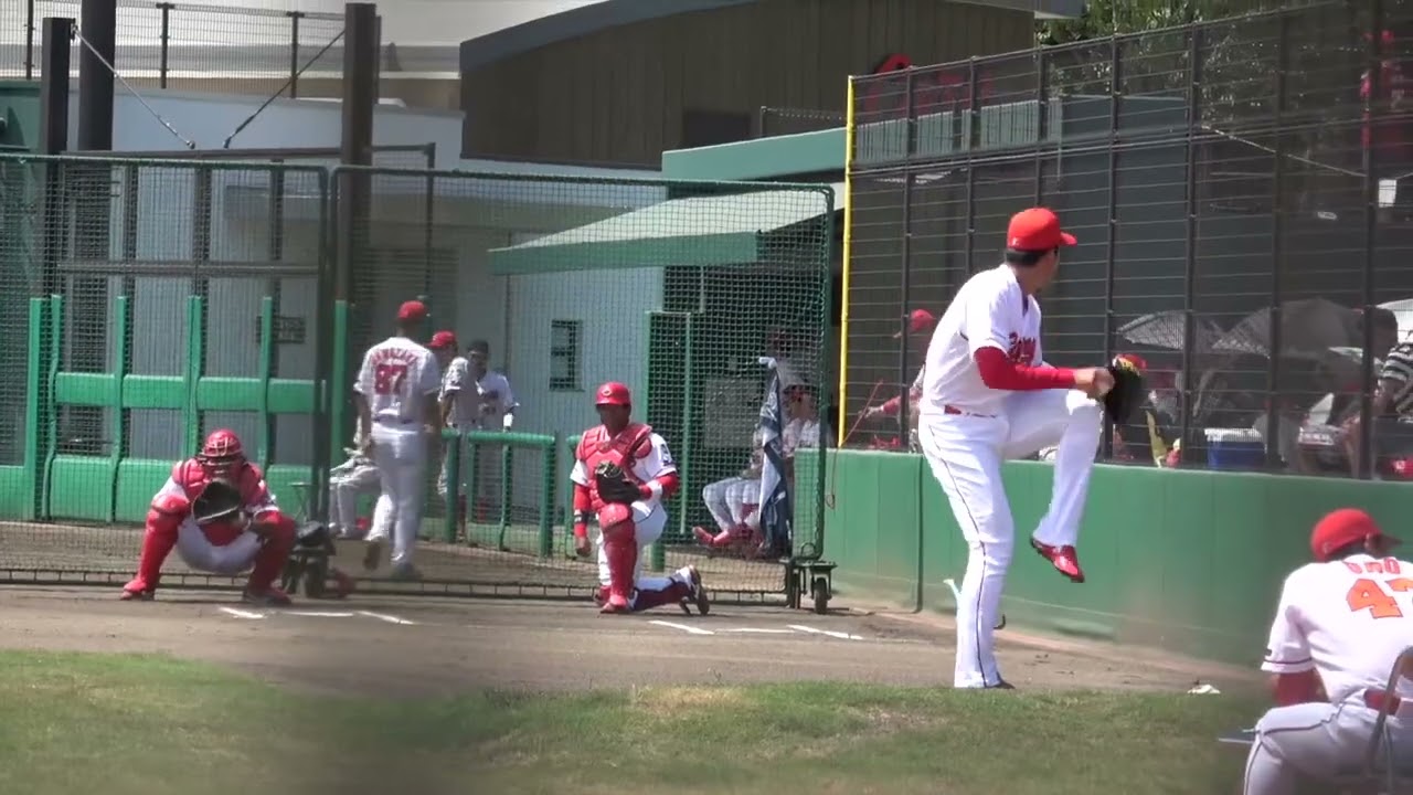 カープファンが戻ってきて欲しいランキングNo.1藤井皓哉！カープ時代から凄かった投球練習！