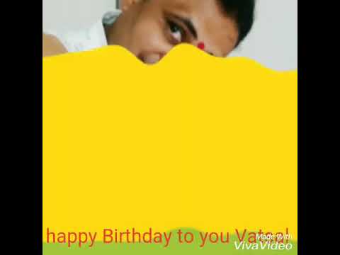 Happy birthday to you Vatsal