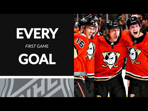 22/23 NHL Teams' First Game Goals