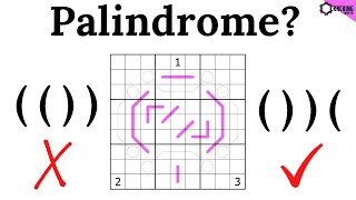 ( ( ) ) Is NOT A Palindrome