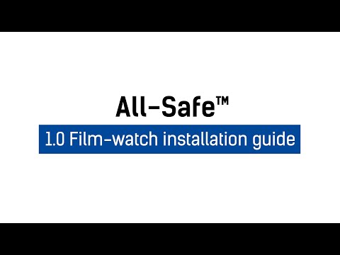 3mk All-Safe™ – Instructions – 1.0 Film-watch installation