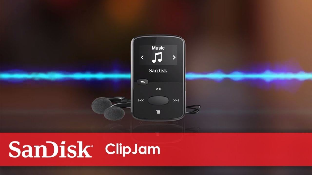 SanDisk Lecteur MP3 Clip Jam 8 GB Rouge